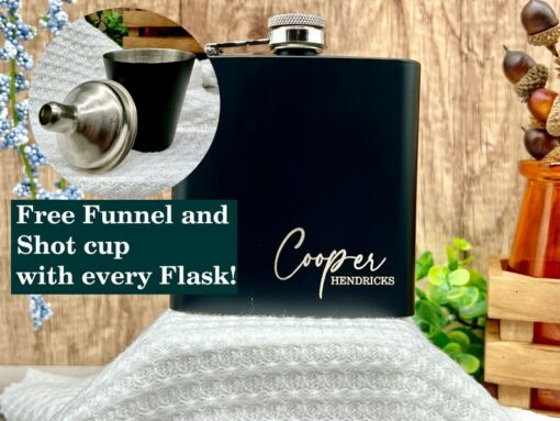 Personalized Stainless Steel Flask The Perfect Custom Gift for Any Occasion
