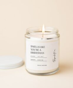 Bridesman Proposal Candle The Perfect Gift for Your Special Man