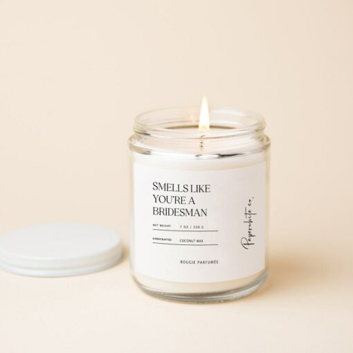 Bridesman Proposal Candle The Perfect Gift for Your Special Man