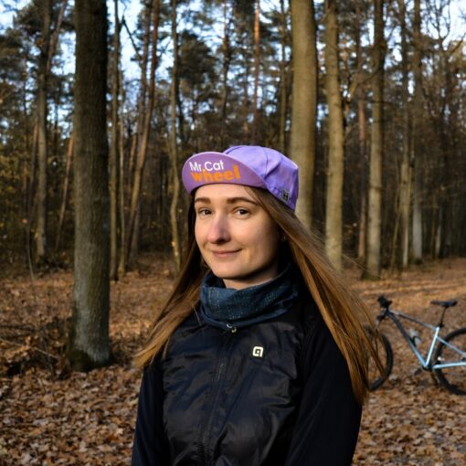 Premium Cycling Cap Breathable 100% Cotton, Adjustable Fit (54-58 cm)
