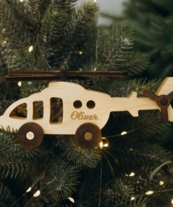 Personalized Wooden Helicopter Toy A Unique Gift for Little Adventurers