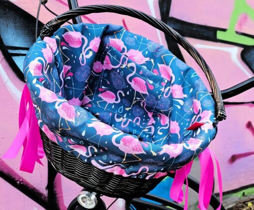 Wicker Basket with Vibrant Floral Arrangement A Touch of Nature for Your Home