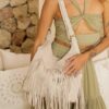 Bohemian Rhapsody Fringe Suede Purse for Festival Vibes