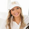 Embroidered Shadow Monogrammed Baseball Cap Elevate Your Style with Personalized Elegance