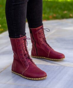 Grounding Copper Rivet The Barefoot Women's Boot for Earthing and Style