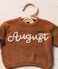 Personalized Baby Jumper Embroidered Name for a Cherished Keepsake