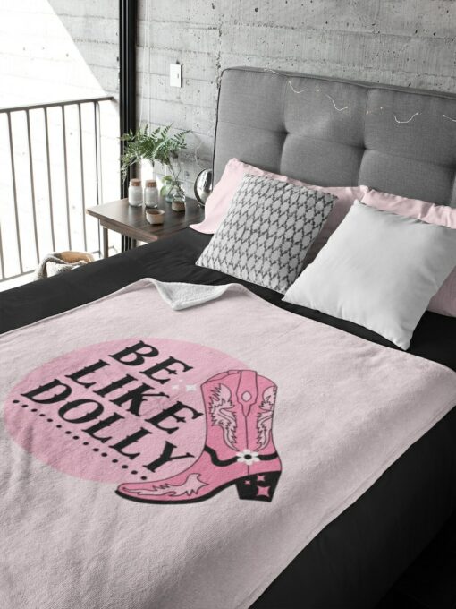 Cozy Up with Dolly The Ultimate Minky Blanket for True Fans