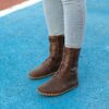 Earthing Women's Boot Ground Yourself in Style with Barefoot Comfort and Copper Rivets