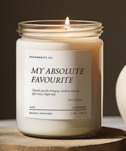 Personalized Candle A Unique Gift for Special Occasions