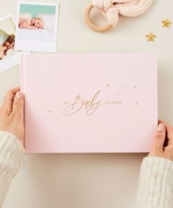Timeless Keepsake My Baby Journal ? Blush with Gold Foil, A Cherished Memory for New Parents