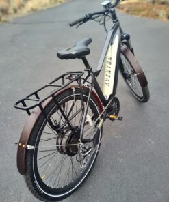 Wenge Wood Bike Fenders Elevate Your Commuter Bike with Handcrafted Elegance