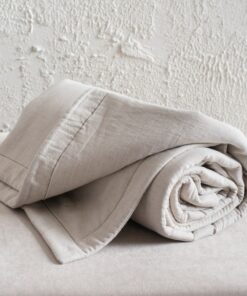 Luxurious Natural Linen Blanket Elevate Your Sleep with Comfort and Style