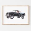 Personalized Car Painting from Photo Capture Your Ride in Watercolor
