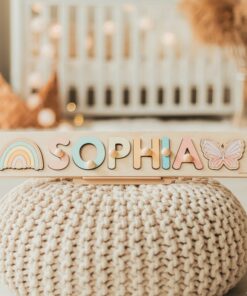 Personalized Name Puzzle A Unique Easter Gift for Toddlers and Newborns