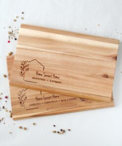 Personalized Cutting Board The Perfect Housewarming Gift with Custom Coordinates