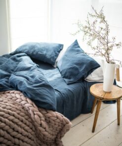 Luxurious Stonewashed Linen Duvet Cover Elevate Your Sleep with Natural Comfort