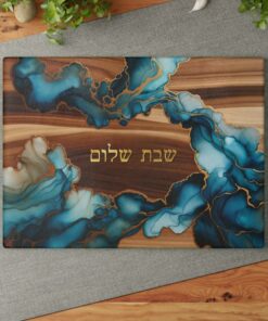 Exquisite Challah Board A Stunning Jewish Wedding Gift and Shabbat Shalom Celebration