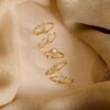 Sparkling Elegance Caitlyn's Pearl Diamond Stacking Rings for a Timeless Touch