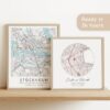 Personalized Map Our First Home | City Map Print | Anniversary or Wedding Gift | Digital Download