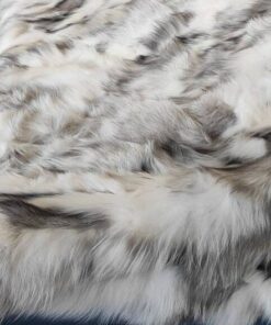 Indulge in Luxury Genuine Real Fox Fur Throw Rug for an Unforgettable Home Decor