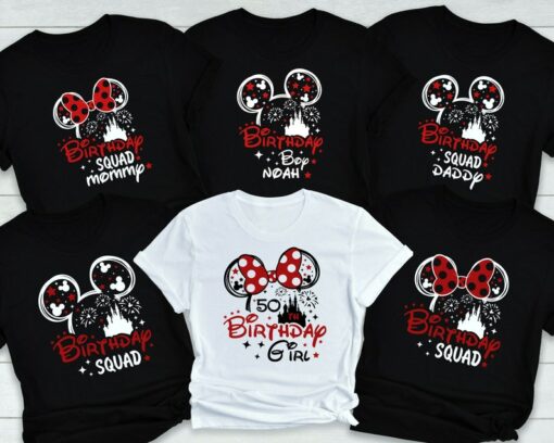 Celebrate the Magic Disney Birthday Shirts for the Whole Family