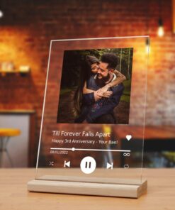 Personalized Anniversary Song Plaque A Timeless Gift for Your Loved One
