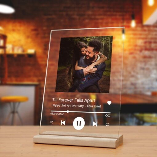 Personalized Anniversary Song Plaque A Timeless Gift for Your Loved One
