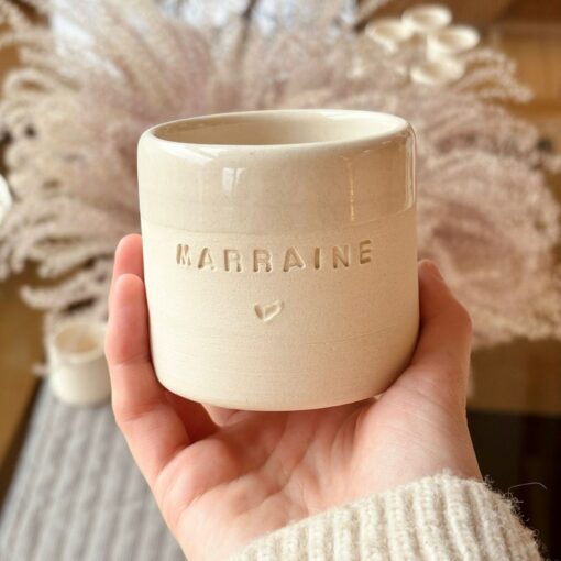 Enchanting Ceramic "GODMOTHER" Mug A Magical Gift for Your Fairy Godmother