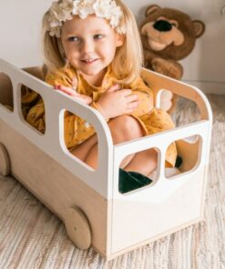 Wooden Toy Box on Wheels The Ultimate Storage Solution for Kids' Rooms