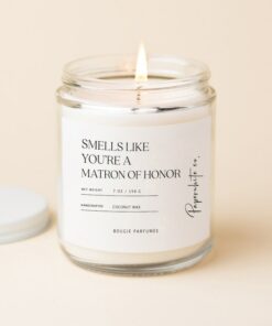 Matron of Honor Proposal Candle The Perfect Gift to Ask Your Best Friend to Stand by Your Side