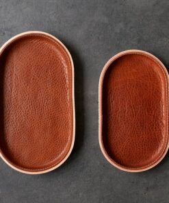Modern Leather Catchall A Vibrant Valet Tray for Your Essentials