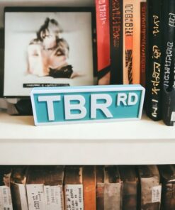 Personalized 3D Printed Library Street Sign Bookshelf Sign A Bookish Haven for Bookworms