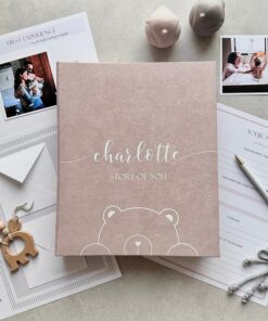 Capture Baby's Precious Moments Personalized Milestone Book for Modern Memories