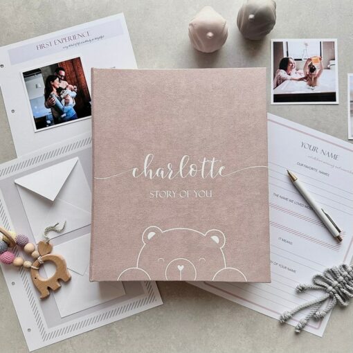 Capture Baby's Precious Moments Personalized Milestone Book for Modern Memories