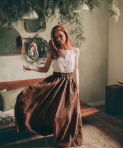 Breezy Linen Maxi Skirt Elevate Your Summer Style with Comfort and Elegance