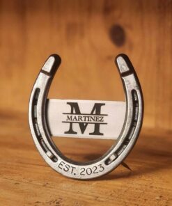 Personalized Horseshoe Monogram A Timeless Gift for Equestrian Enthusiasts