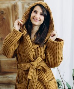 Cozy Comfort Unisex Waffle Robe for Relaxation and Style