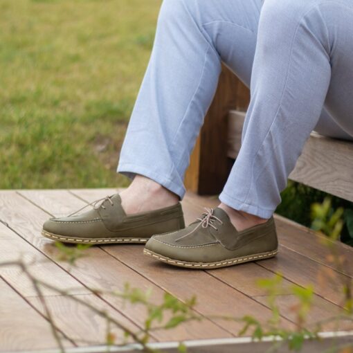 Handmade Earthing Leather Shoes for Men Connect with Nature, Ground Yourself