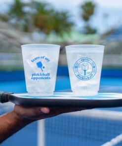 Pickleball Party Cups Elevate Your Game with Dinks and Drinks (10-Pack)