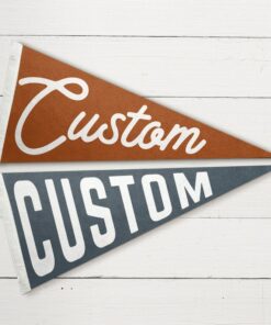 Personalized Felt Pennant Flag Create a Unique Touch for Your Space