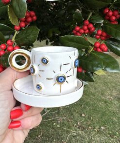 Exquisite Ceramic Mug with Custom Wood Slice Gift Box A Timeless Keepsake for Cherished Moments