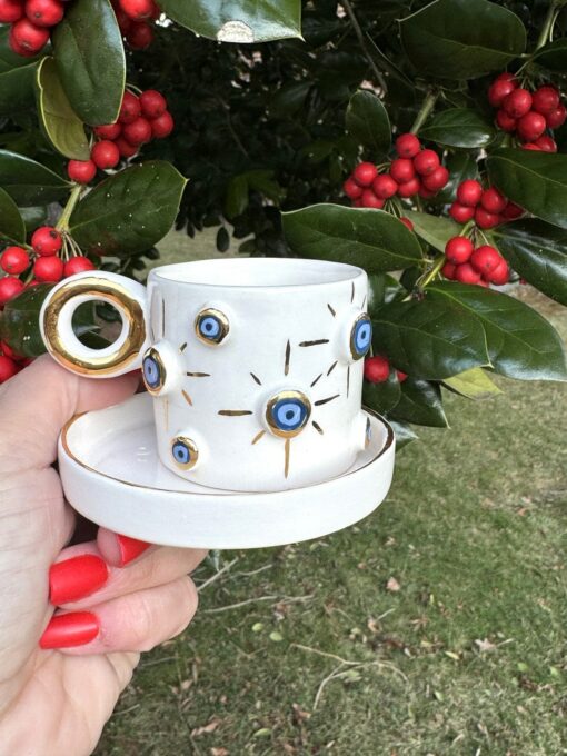 Exquisite Ceramic Mug with Custom Wood Slice Gift Box A Timeless Keepsake for Cherished Moments