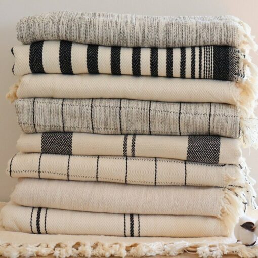 Luxurious Turkish Cotton Bedspread Indulge in Organic Comfort and Boho Charm