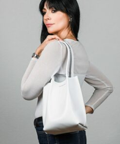 Premium Leather Bags Timeless Styles in White, Cognac, Caramel, Black, Beige, and Mini