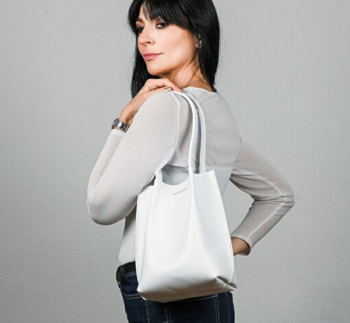 Premium Leather Bags Timeless Styles in White, Cognac, Caramel, Black, Beige, and Mini