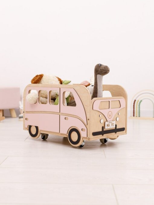 Personalized Pink Toy Box A Charming Storage Solution for Your Little Princess