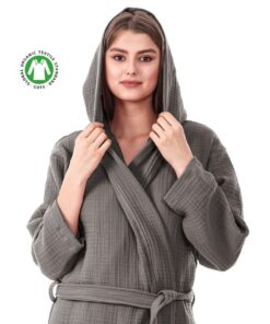 Organic Muslin Robe Cozy, Chic, and Sustainable Comfort