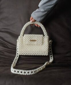 Exquisite Beaded Pearl Handbag A Timeless Classic for Brides and Special Occasions