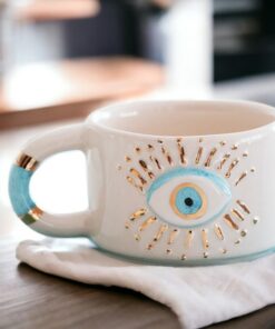 Exquisite Ceramic Mug with Custom Wood Slice Gift Box A Timeless Treasure for Coffee and Tea Aficionados