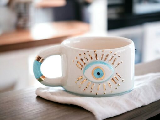 Exquisite Ceramic Mug with Custom Wood Slice Gift Box A Timeless Treasure for Coffee and Tea Aficionados